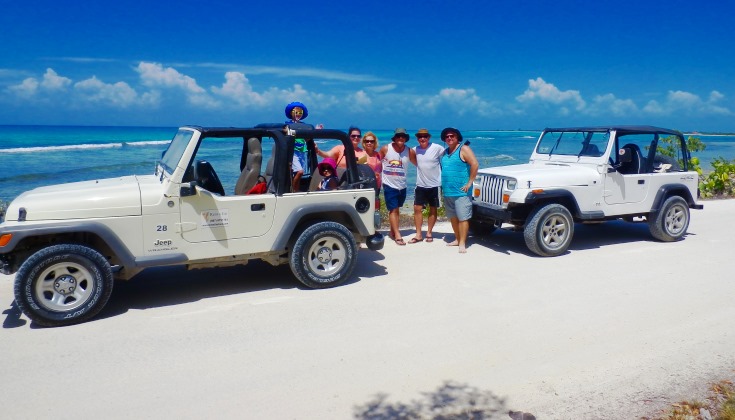 Cozumel family jeep tour 01